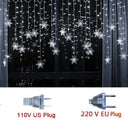 Snowflake LED Lights for Holiday Glow