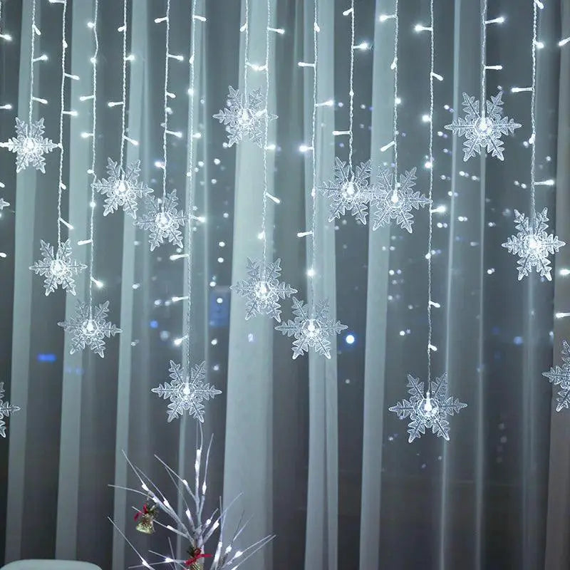 Enchanting Snowflake LED Fairy Lights for Holiday Decor
