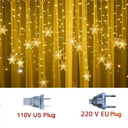 Snowflake LED Lights for Holiday Glow