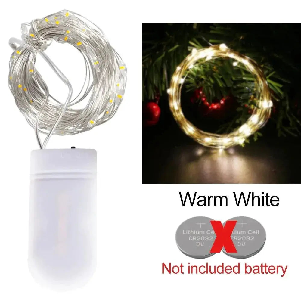 Enchanting Waterproof Outdoor Copper Wire LED String Lights