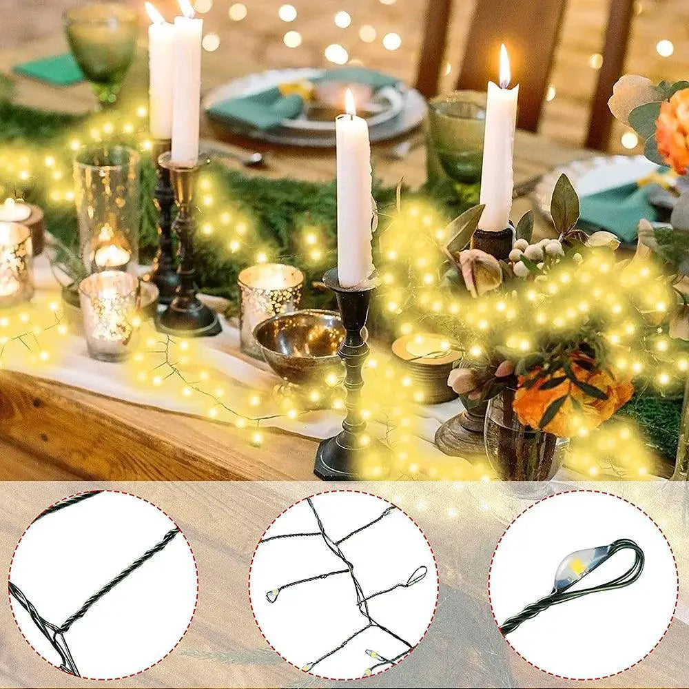Enchanting Waterproof LED Fairy String Lights for Events