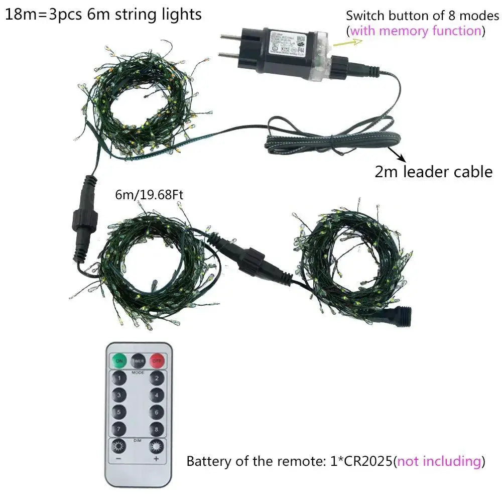 Enchanting Waterproof LED Fairy String Lights for Events
