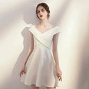 Flattering White Dress for Weddings
