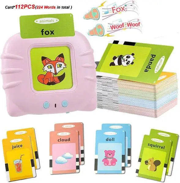 English Learning Flash Card Reading Machine Montessori Toy