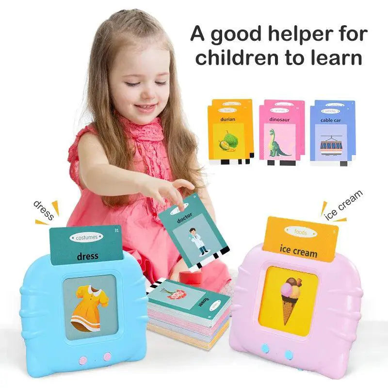 English Learning Flash Card Reading Machine Montessori Toy