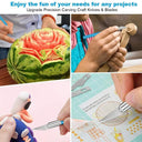 Engraving Knife Set with Non-Slip Handle & Craft Blades