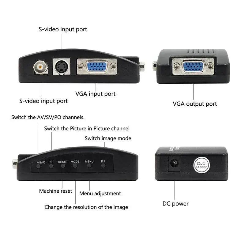 VGA Converter for Clear Images and Sharp Displays HD