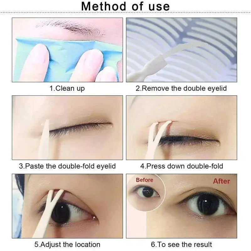 Invisible Double Fold Eyelid Tape For Enhanced Eyes