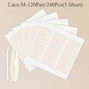 Cosmetic Eyelid Tape for Enhanced Eyes