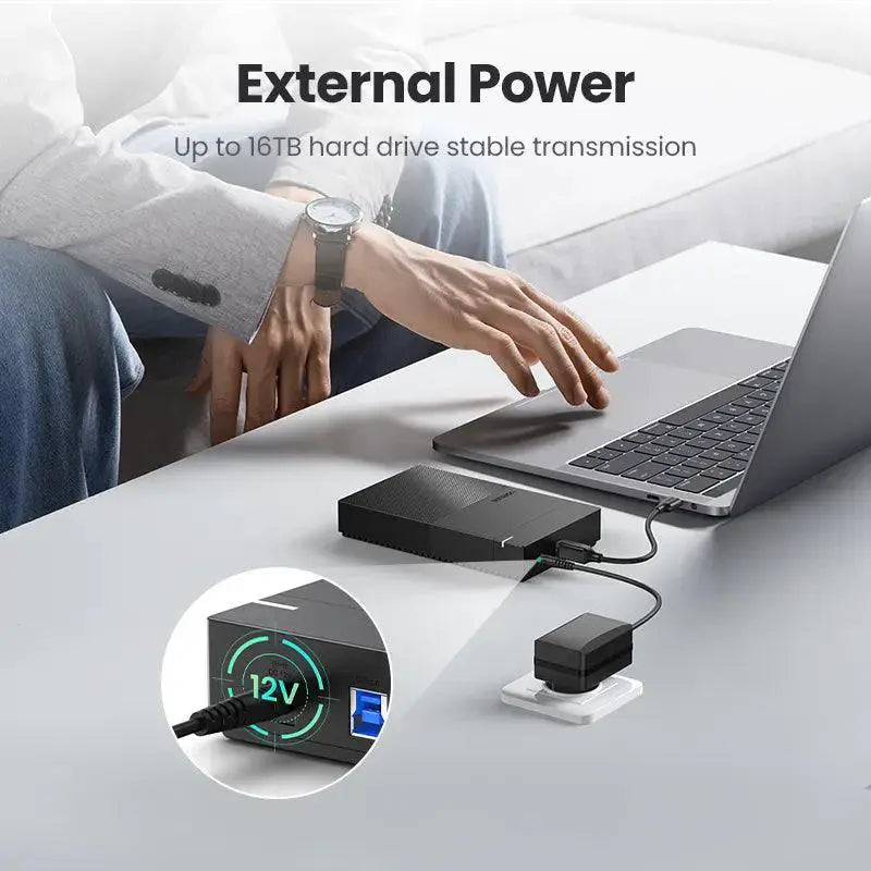 UGREEN SATA HDD SSD Enclosure For 2.5in And 3.5in USB 3.0