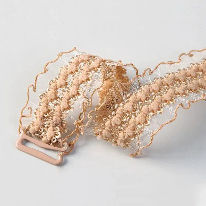 Enhanced Lace Bra Strap Adjustable Comfort and Elegance