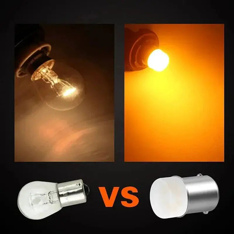 White LED Turn Signal Bulb 300 Lumen Car Lighting Upgrade