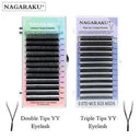 Enhanced YY Split Tips Triple Top Lashes Bold Glamorous Look