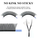 Enhanced YY Split Tips Triple Top Lashes Bold Glamorous Look