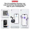 Erazer Real Time Translation Earbuds Travel Open Ear