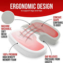 Ergonomic Memory Foam Office Chair Cushion For Hemorrhoid Relief Seat Pad