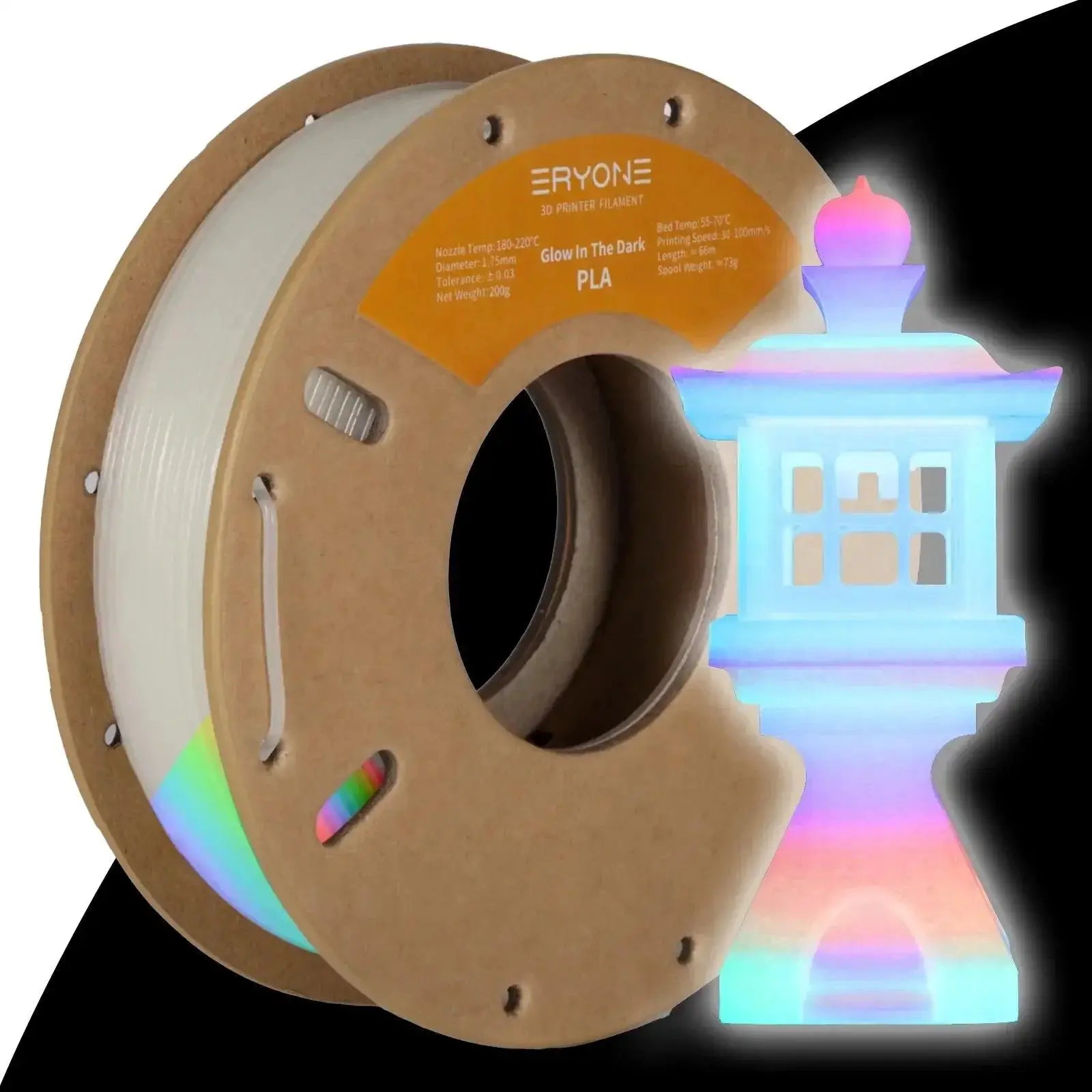 Eryone Luminous Glow In The Dark 3D Printing Filament