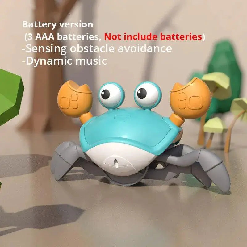 Escape Crab Electronic Pet With Auto Sensing Music Light Fun
