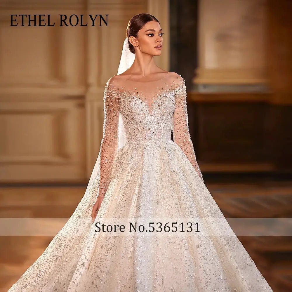 Glitter Bridal Dress for Fairy Brides — product view 11
