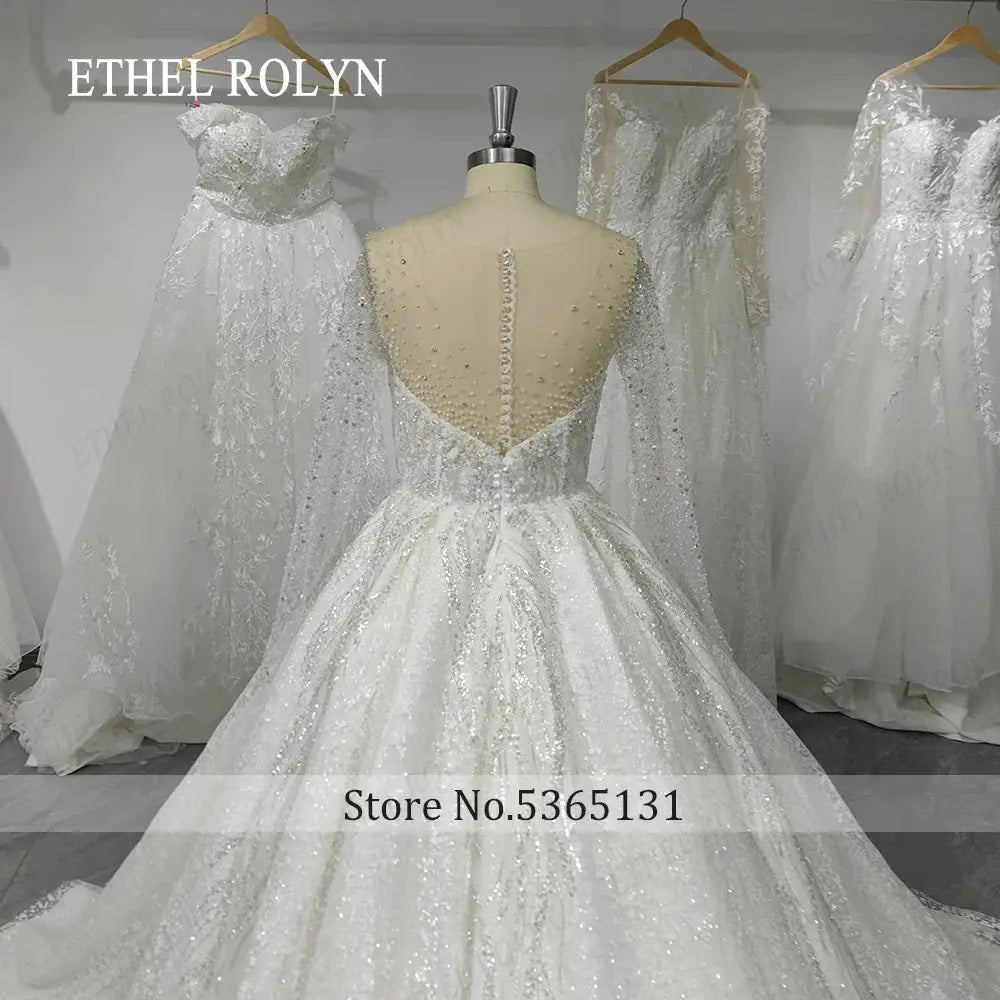 Glitter Bridal Dress for Fairy Brides — product view 16