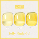 Ethereal Pink & White Jelly Nail Gel for Long-lasting Beauty