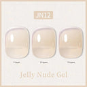 Ethereal Pink & White Jelly Nail Gel for Long-lasting Beauty