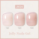 Ethereal Pink & White Jelly Nail Gel for Long-lasting Beauty