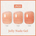 Ethereal Pink & White Jelly Nail Gel for Long-lasting Beauty