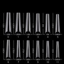 Ethereal Sheer Coffin Ballet Nail Kit for Stunning Nails