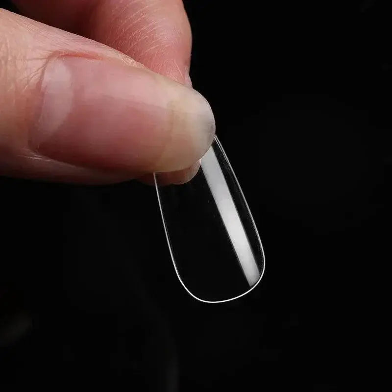 Ethereal Sheer Coffin Ballet Nail Kit for Stunning Nails
