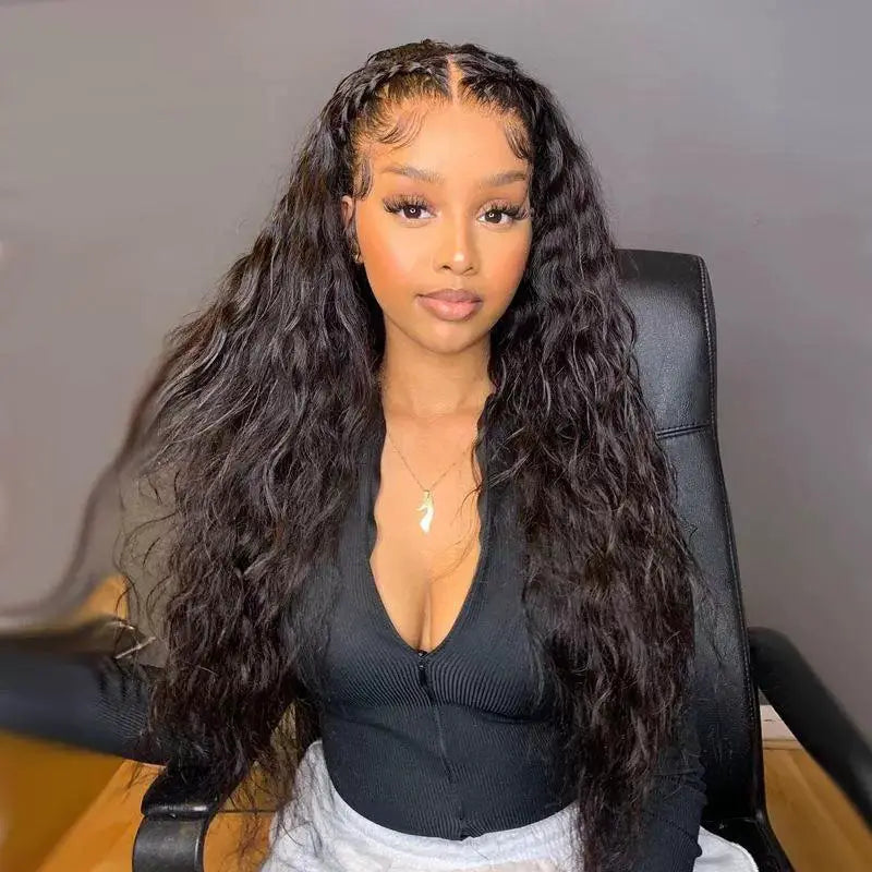 European American Long Curly Wig Voluminous Hair Boost