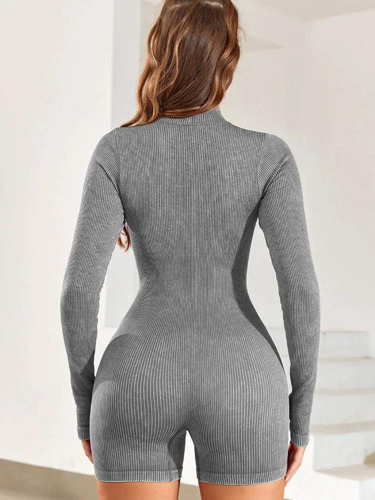 European American All Match Long Sleeves Jumpsuit Women 2024