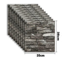 European Style 3D Wall Stickers for Home Decor Kitchen Bathroom