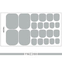 European Style Waterproof Toenail Stickers for Manicure