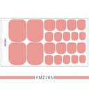 European Style Waterproof Toenail Stickers for Manicure