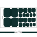 European Style Waterproof Toenail Stickers for Manicure