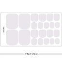 European Style Waterproof Toenail Stickers for Manicure