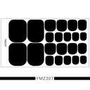 European Style Waterproof Toenail Stickers for Manicure