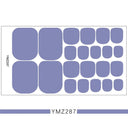 European Style Waterproof Toenail Stickers for Manicure