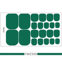 European Style Waterproof Toenail Stickers for Manicure