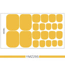 European Style Waterproof Toenail Stickers for Manicure