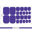 European Style Waterproof Toenail Stickers for Manicure