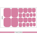 European Style Waterproof Toenail Stickers for Manicure