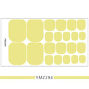 European Style Waterproof Toenail Stickers for Manicure