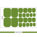 European Style Waterproof Toenail Stickers for Manicure