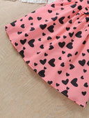 EVRYDAY Love Heart Dress & Hat Set for Stylish Kids