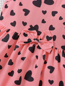 EVRYDAY Love Heart Dress & Hat Set for Stylish Kids