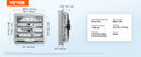 VEVOR Shutter Exhaust Fan 12 Inch with Humidity Controller