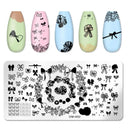 Easy Nail Art Plates for Home Manicures
