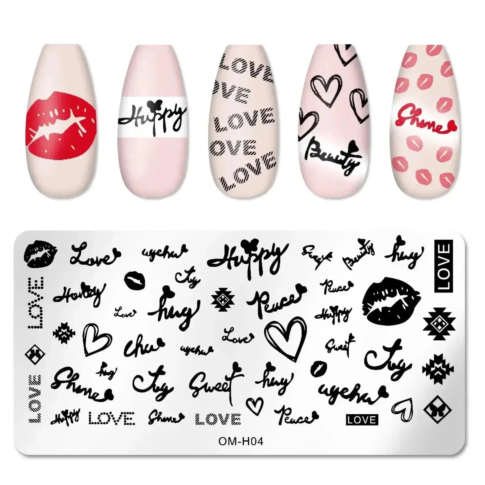 Exotic Animal Nail Art Stamping Plates for Manicures